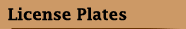 Licence Plates