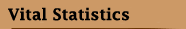 Vital Statistics